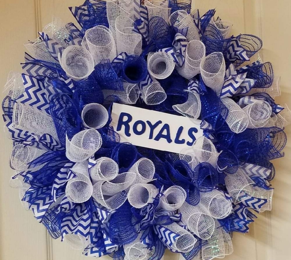School Pride Deco Mesh Wreath